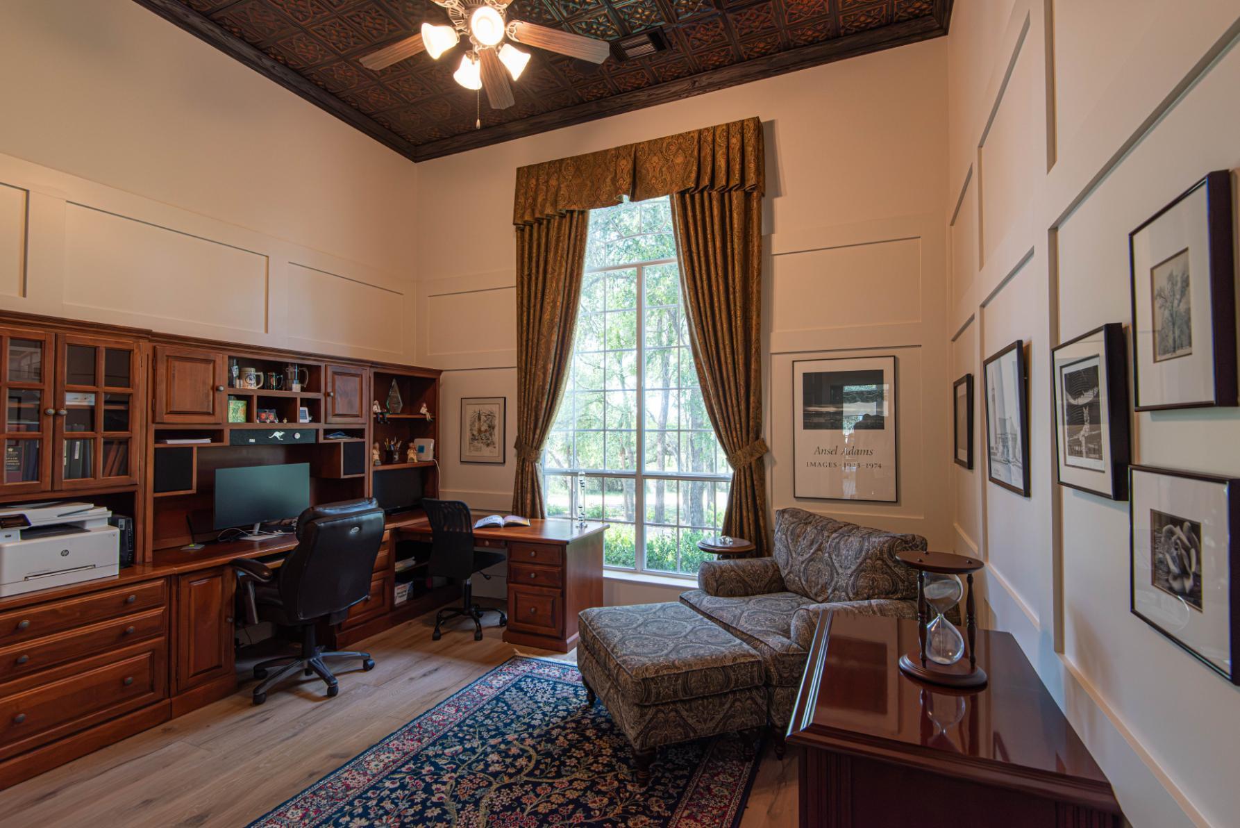 Office in Whole Home Remodel in Buda
