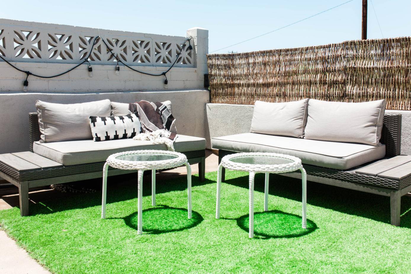 Remodeled rooftop entertainment space by J. Angelo Design Build